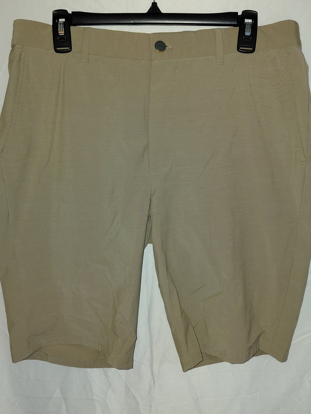 johnnie-O Men's Flat Front Tan Shorts #2197